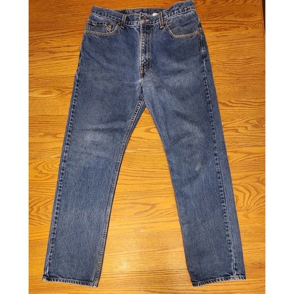 Levi's Other - Vintage Levis 505 Jeans‎ Mens 34x32 Blue Light Wash Cotton Regular Fit